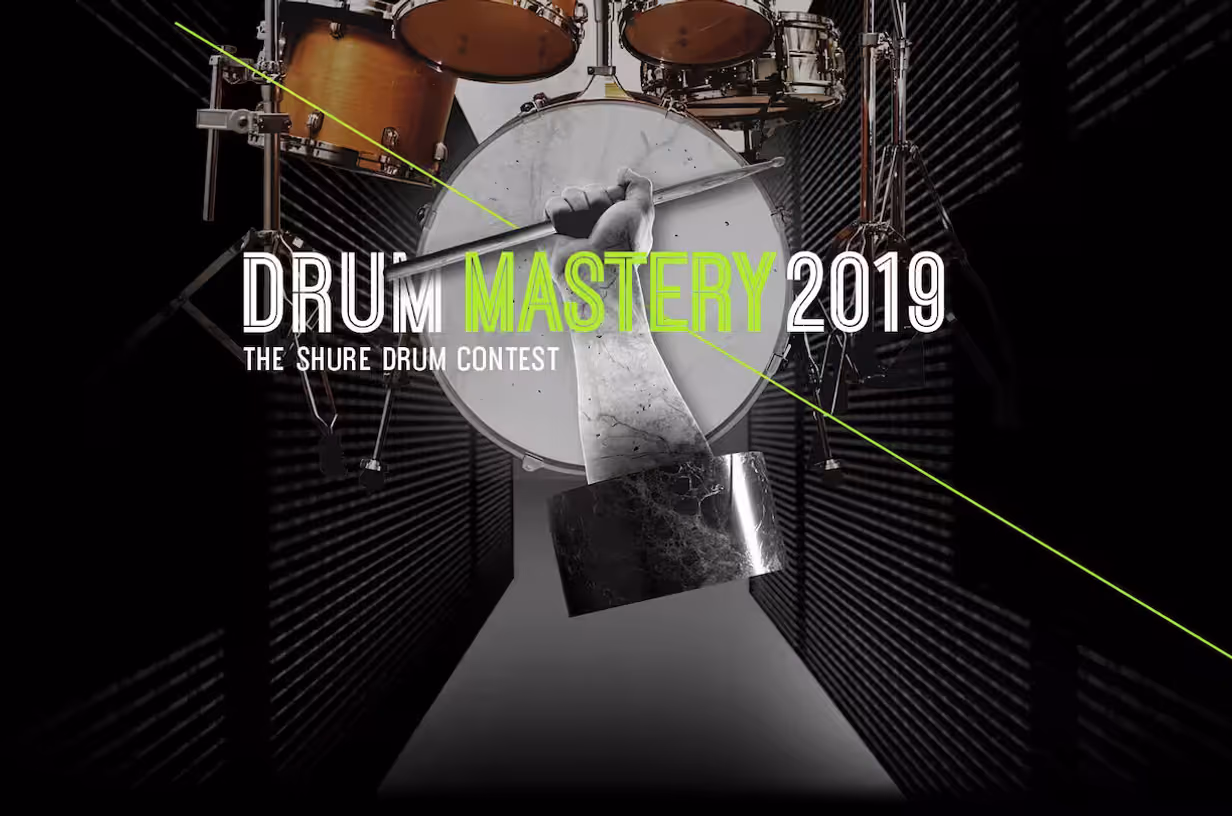 Case Shure: Über 26 Millionen Impressionen für den Drum Mastery Contest