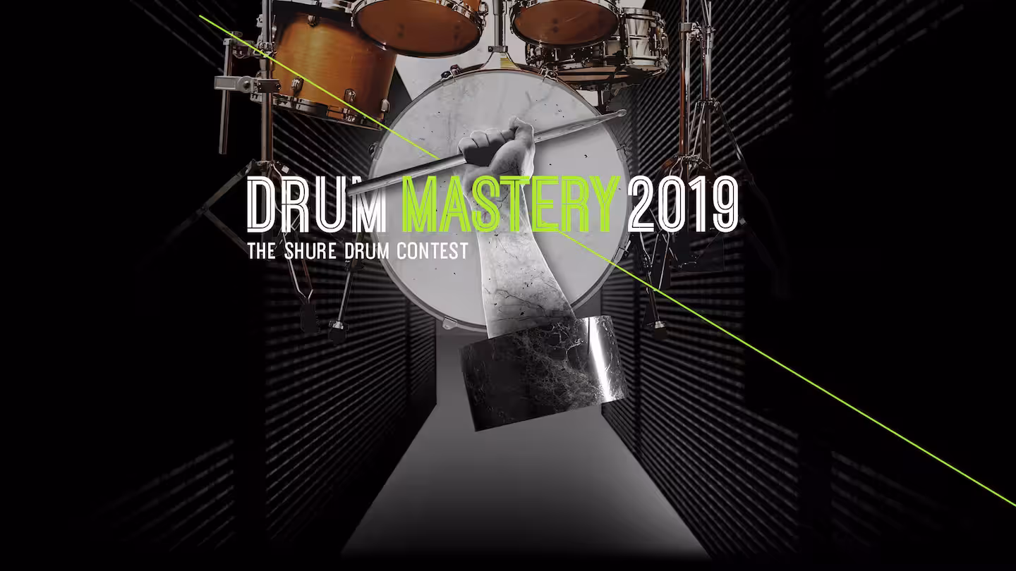 Case Shure: Über 26 Millionen Impressionen für den Drum Mastery Contest